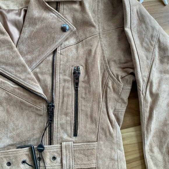 NWT! BLANK NYC Suede Moto Jacket - Picture 13 of 15